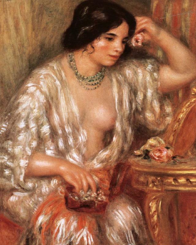Pierre-Auguste Renoir Gabrielle with Jewels